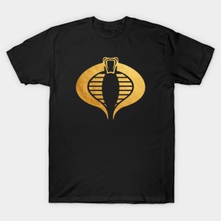 Gold Cobra Logo T-Shirt